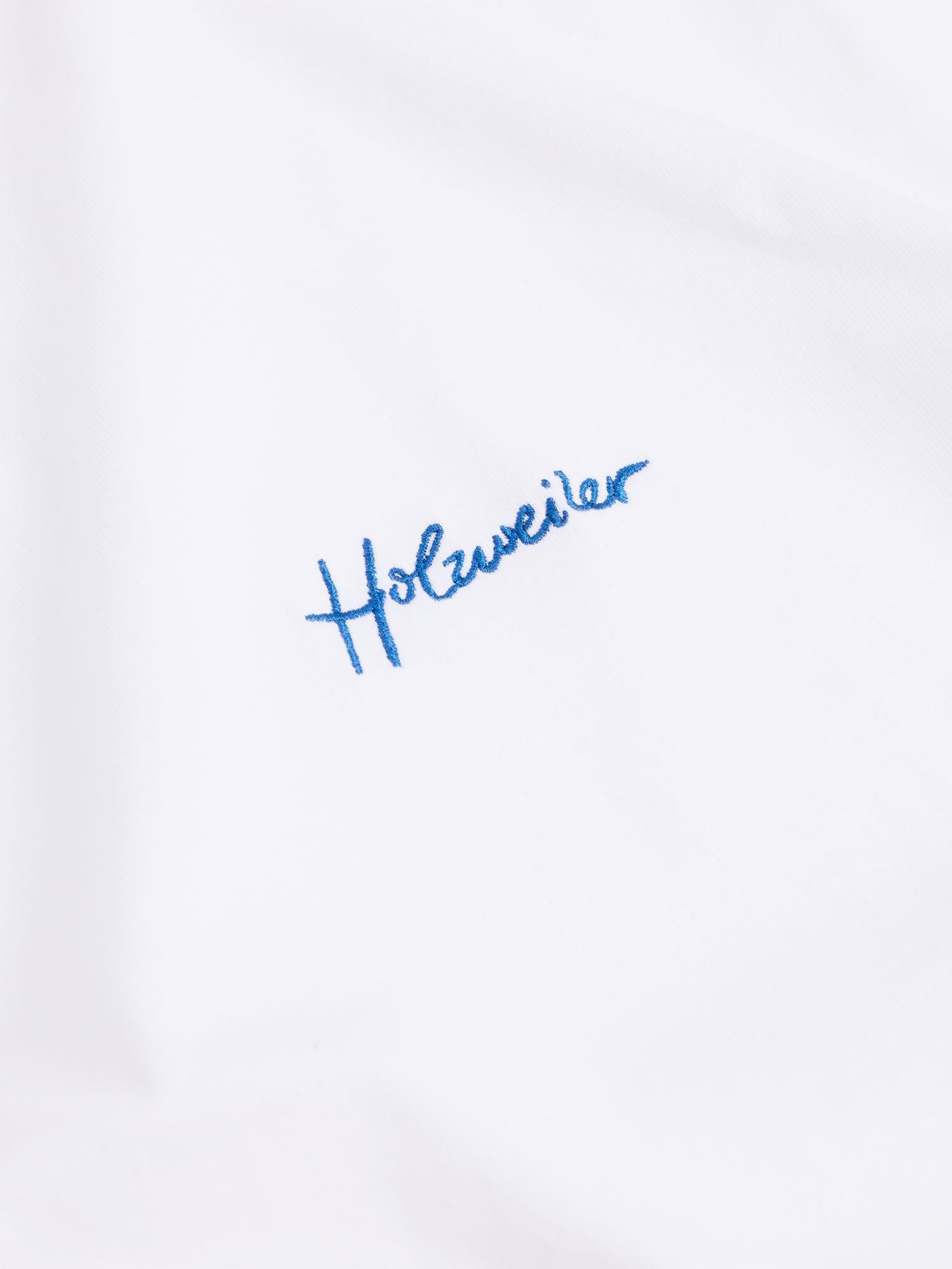 Tucker Embroidery Tee White