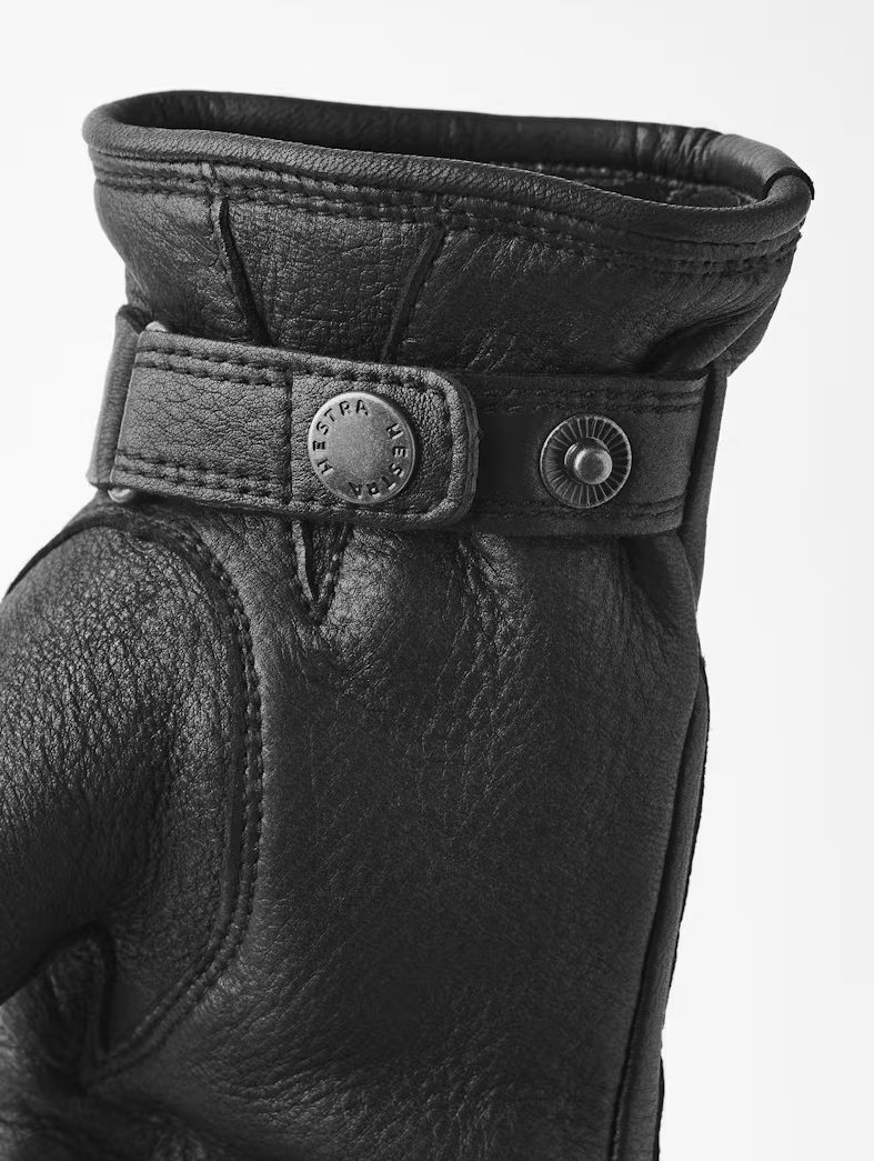 Deerskin Lambskin Black