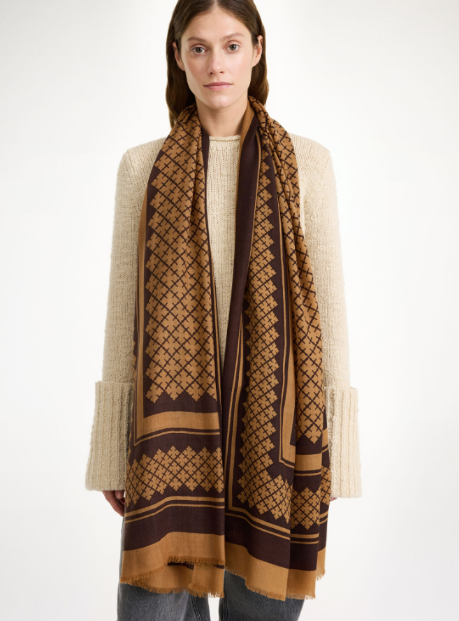 Julee Wool Scarf - Black