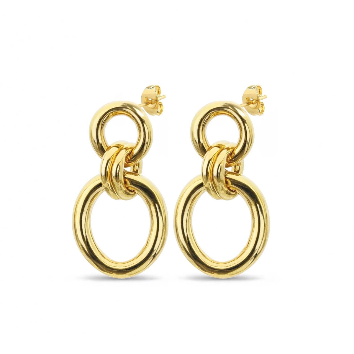 Circe - Duo Hoop Earrings Stainless Steel