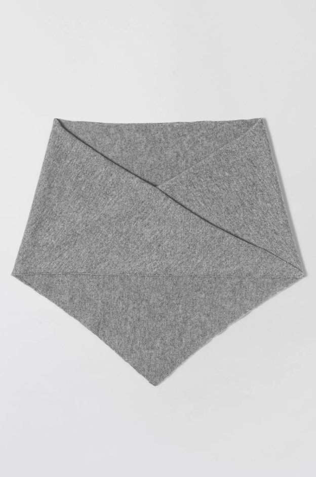 Memoir Cashmere Scarf Gray Melange