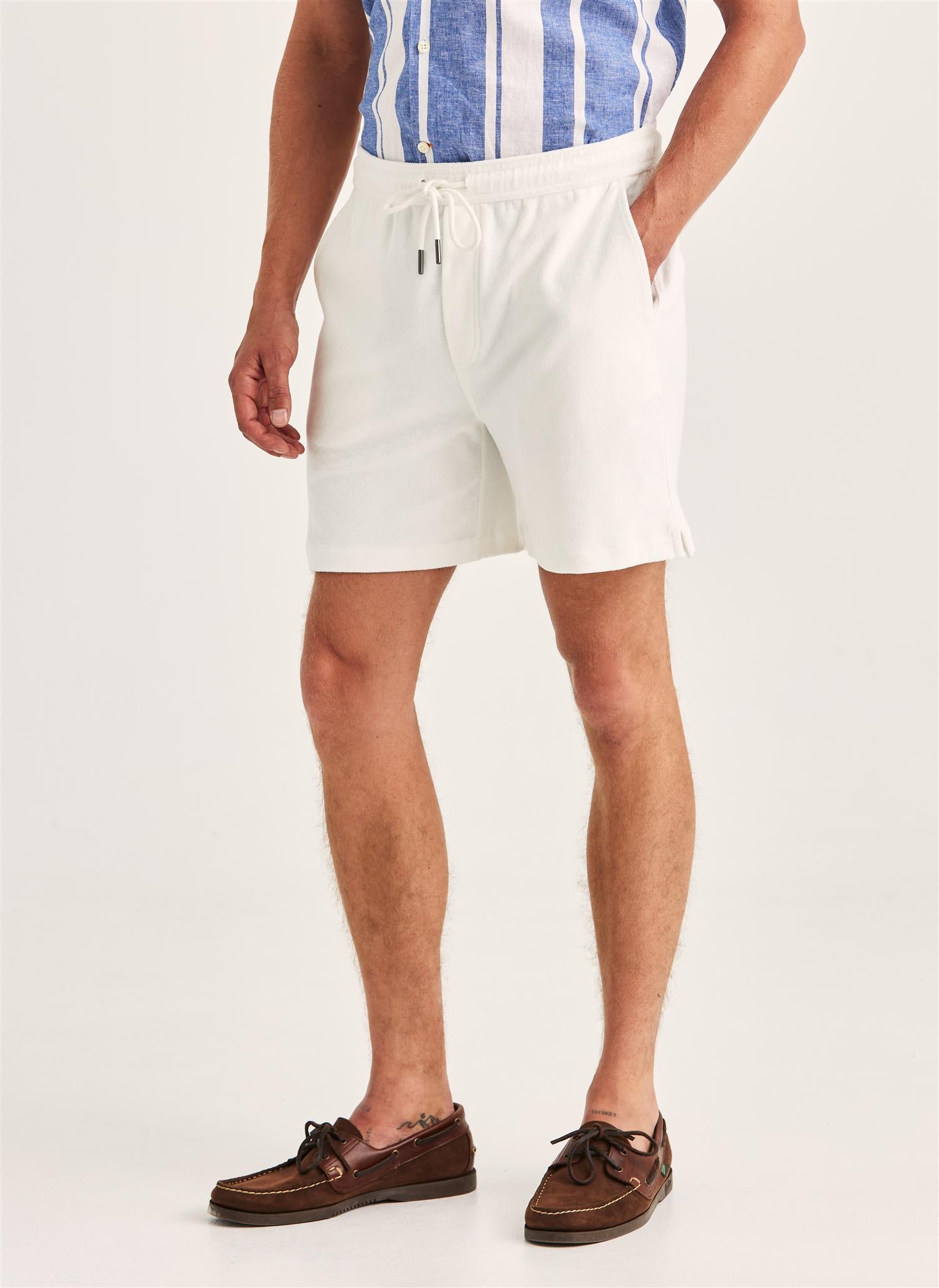 Delon Terry Shorts Offwhite
