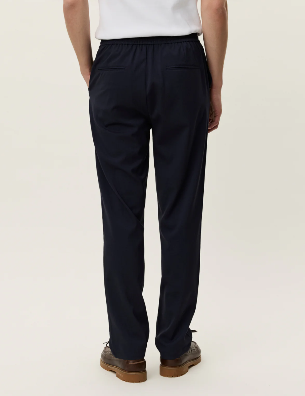 Como Tapered Drawstring Pants Dark Navy