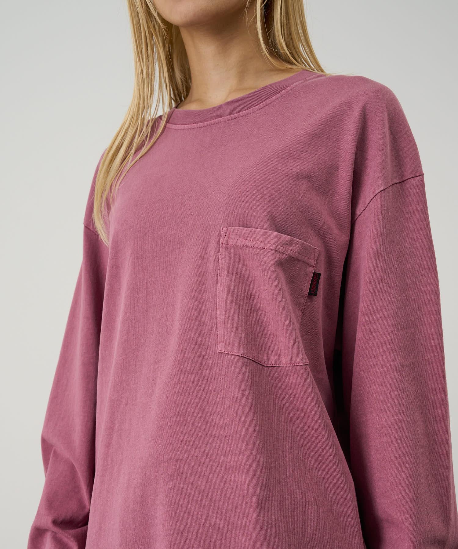 L/S Pocket Tee Red Pigment