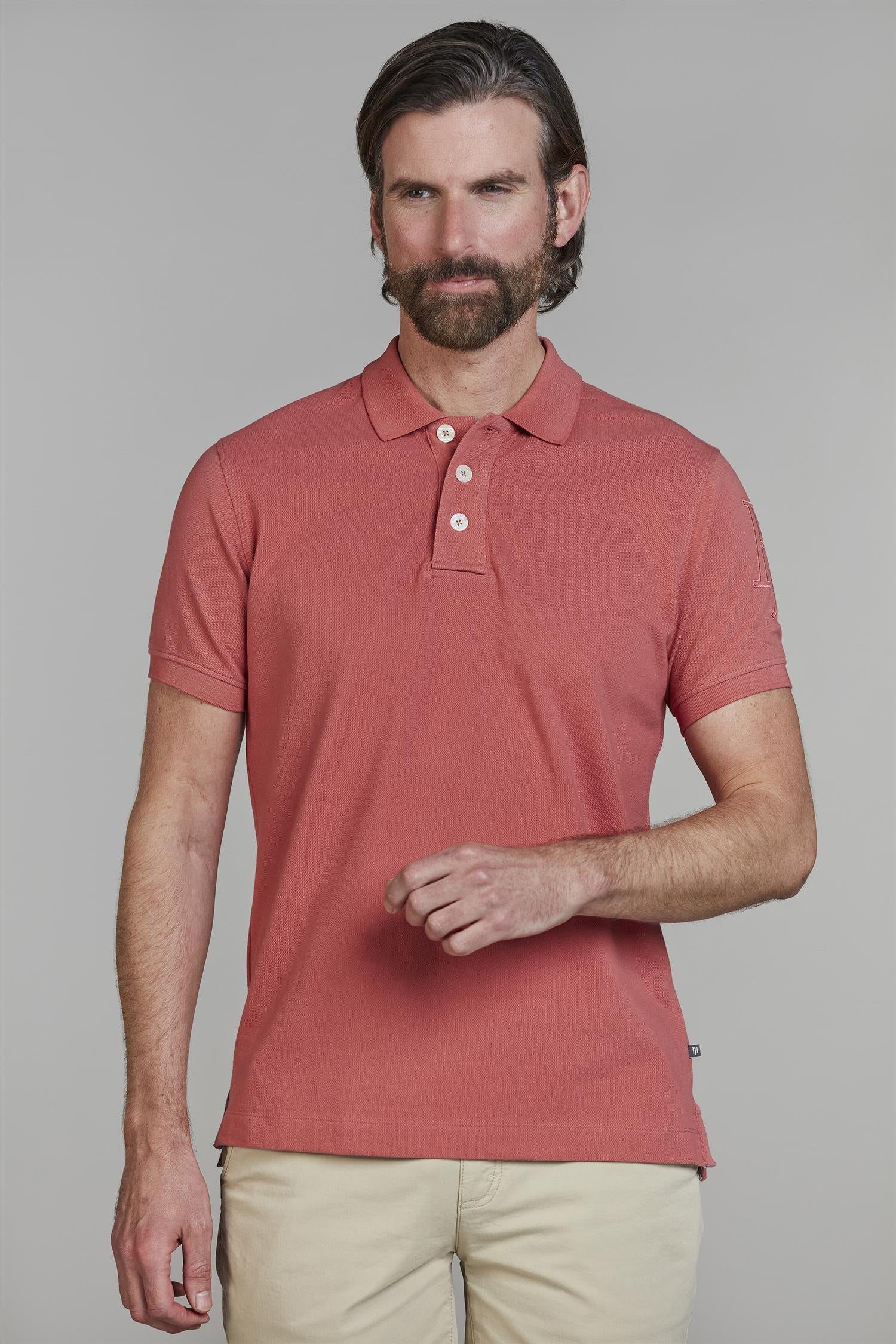 Rough Style Polo Soft Red