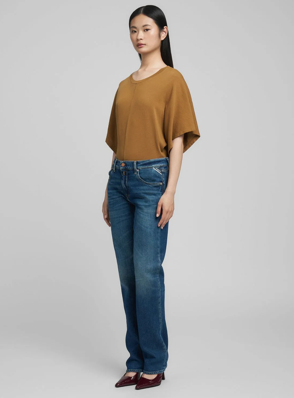 Akeme Straight-Fit Dark Blue