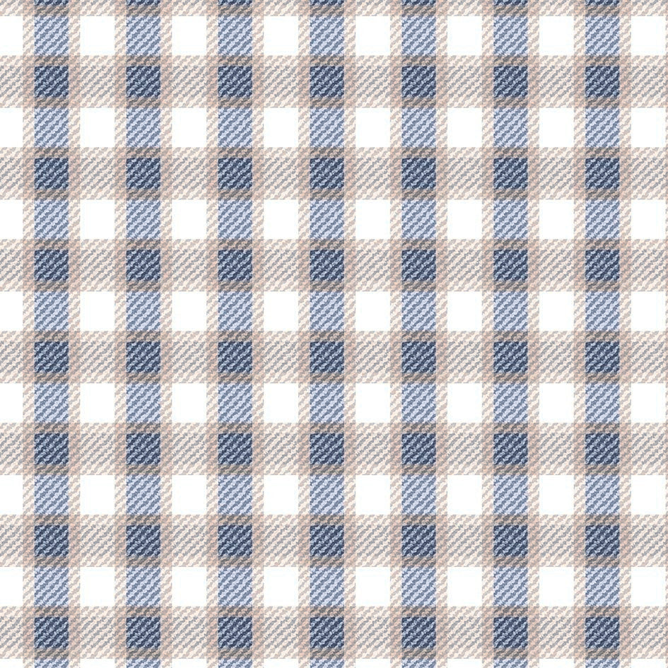 Luxury BD Brown White Check