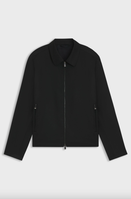 H-Hanry Wing Slim-fit jacket in virgin-wool