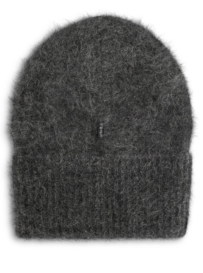 Silje chunky hat Charcoal
