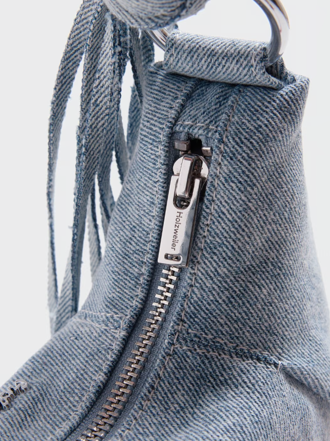 COCOON DENIM MICRO BAG-LT BLUE MIX