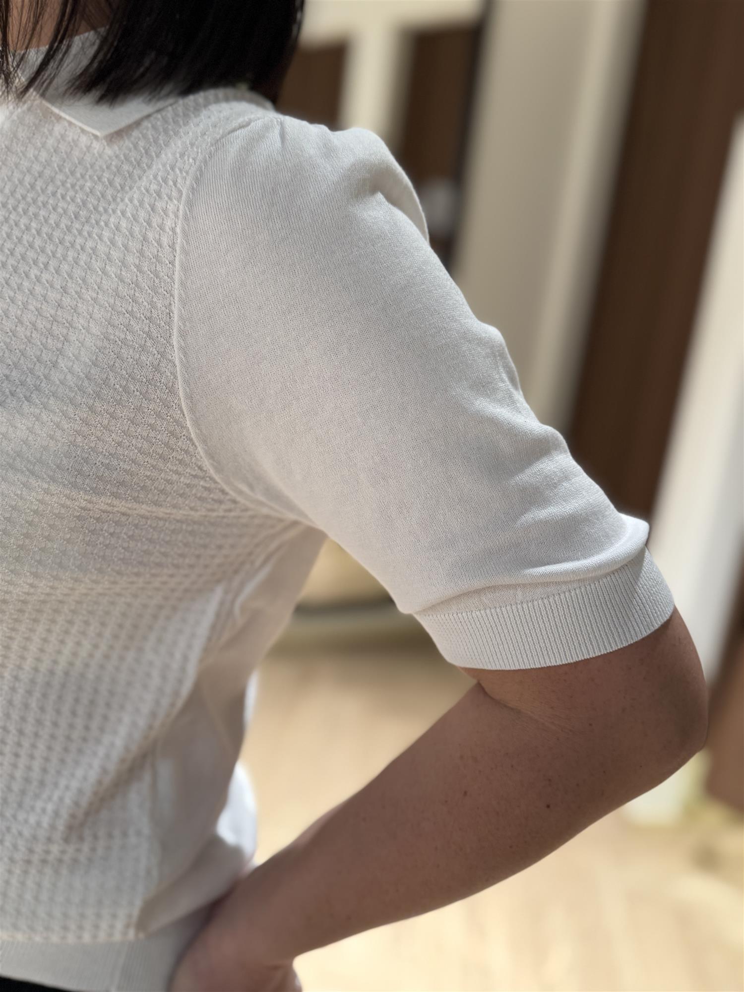 Retro Polo Puff 5445 WW White