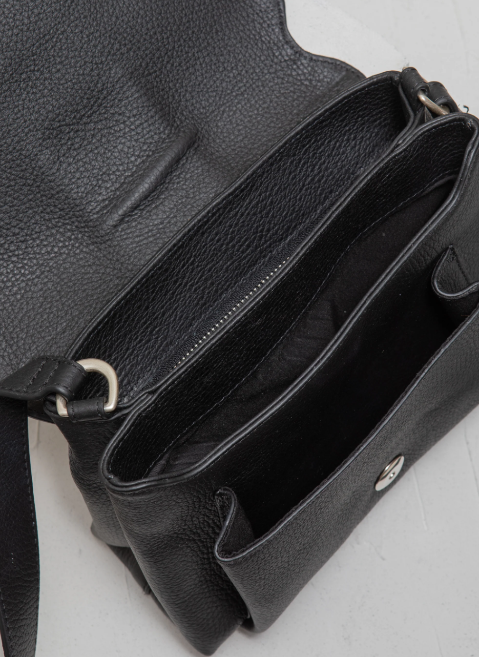 Nami Mini Umber Suede Crossbody Bag