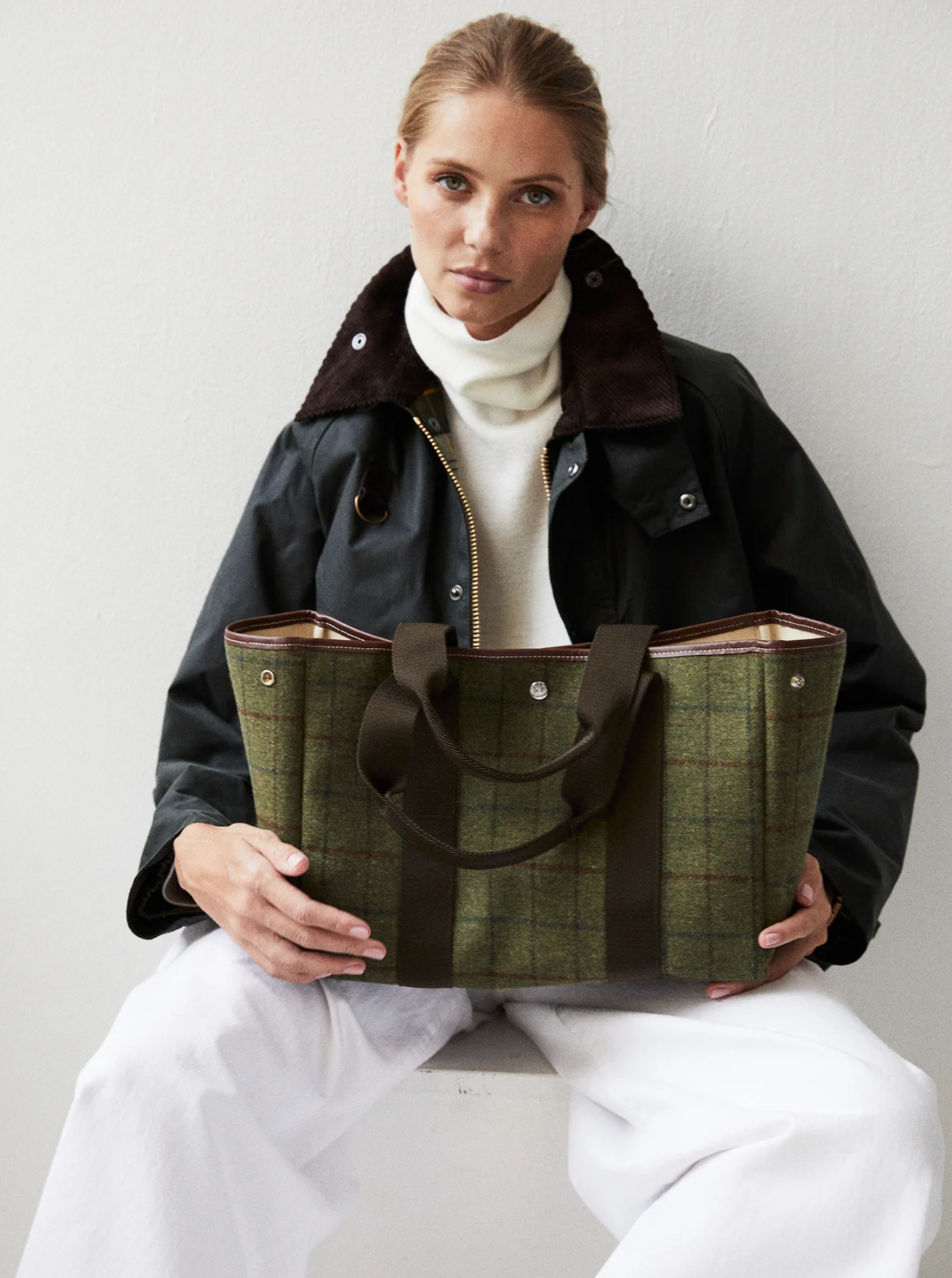 Traversèe M Hunting Tweed 02 Khaki