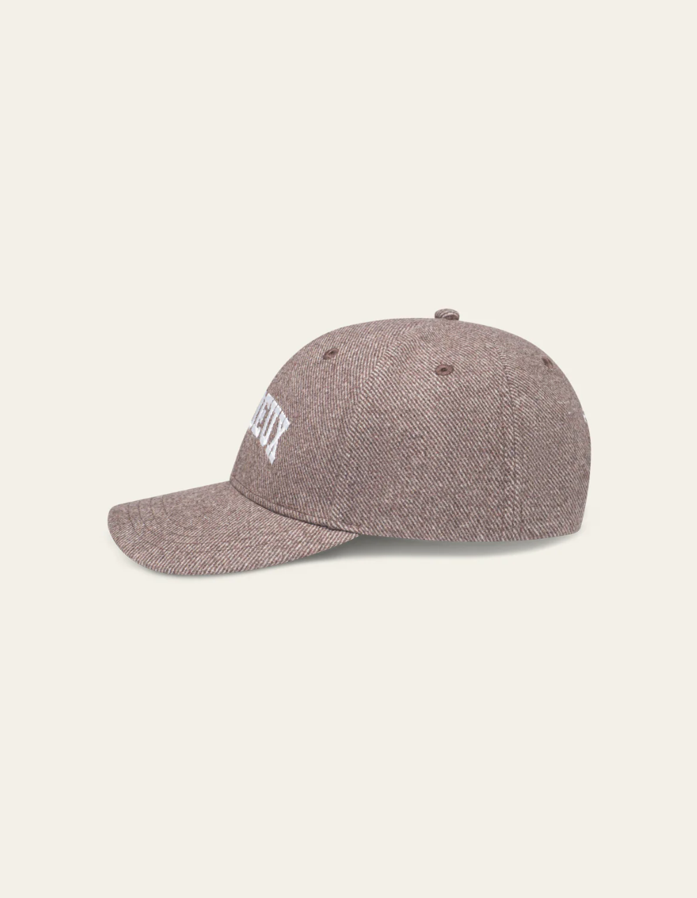 Les Deux Wool Baseball Cap Mountain Grey