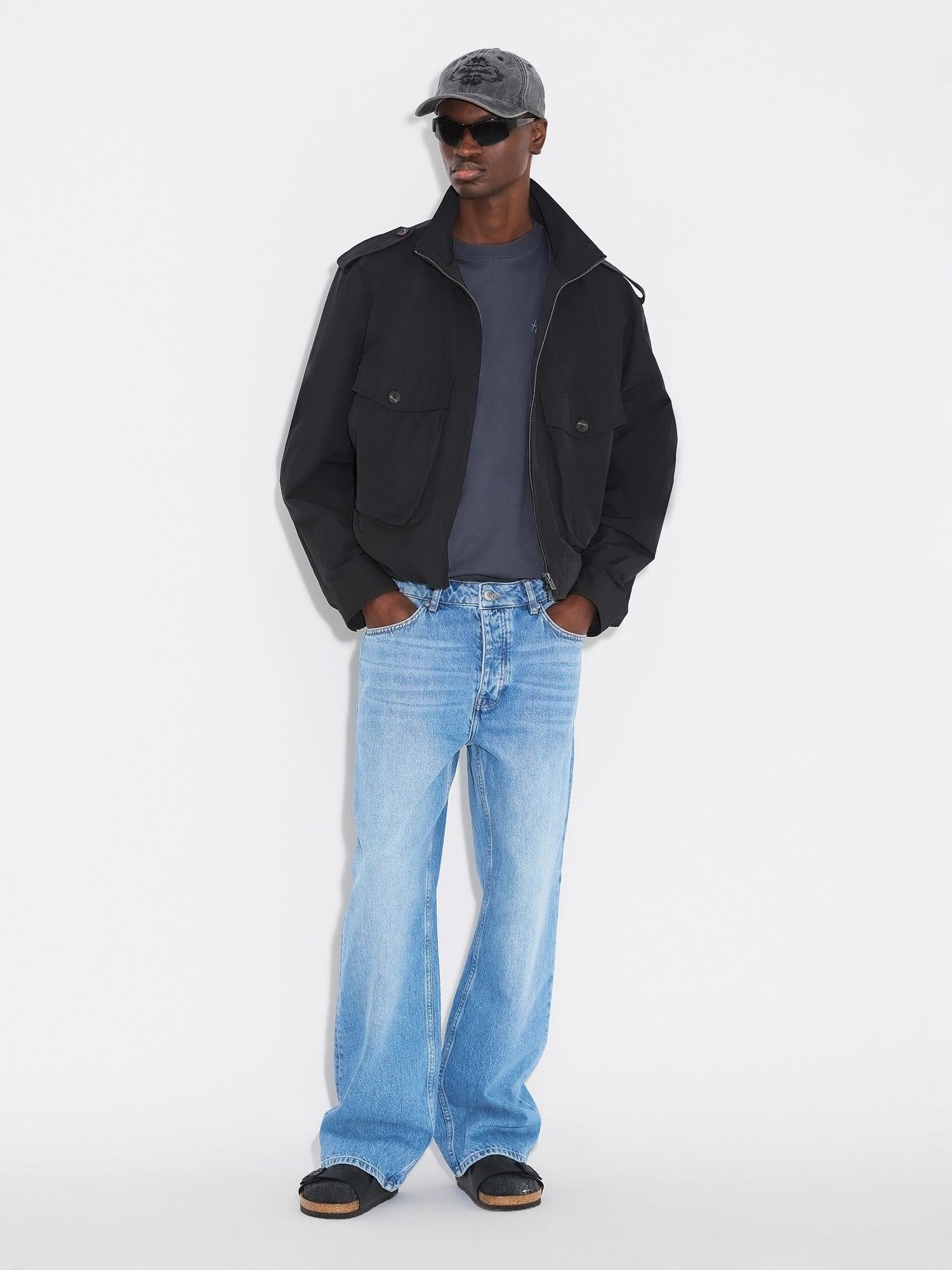 Tucker Embroidery Tee Dk. Grey