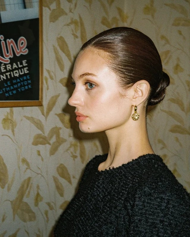 Snowball Earrings Gold