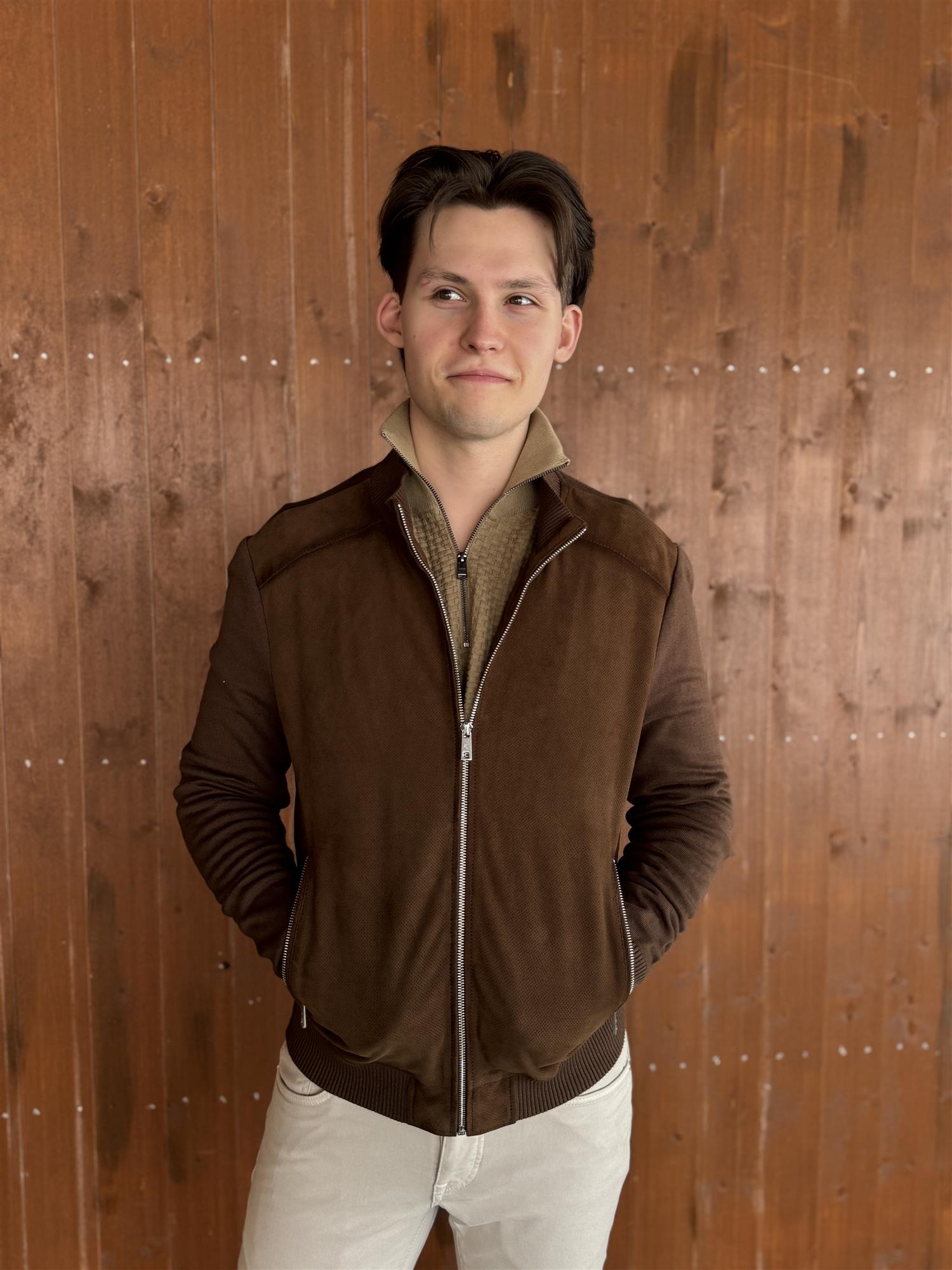 MS Ricardo Leater Hybrid Jacket