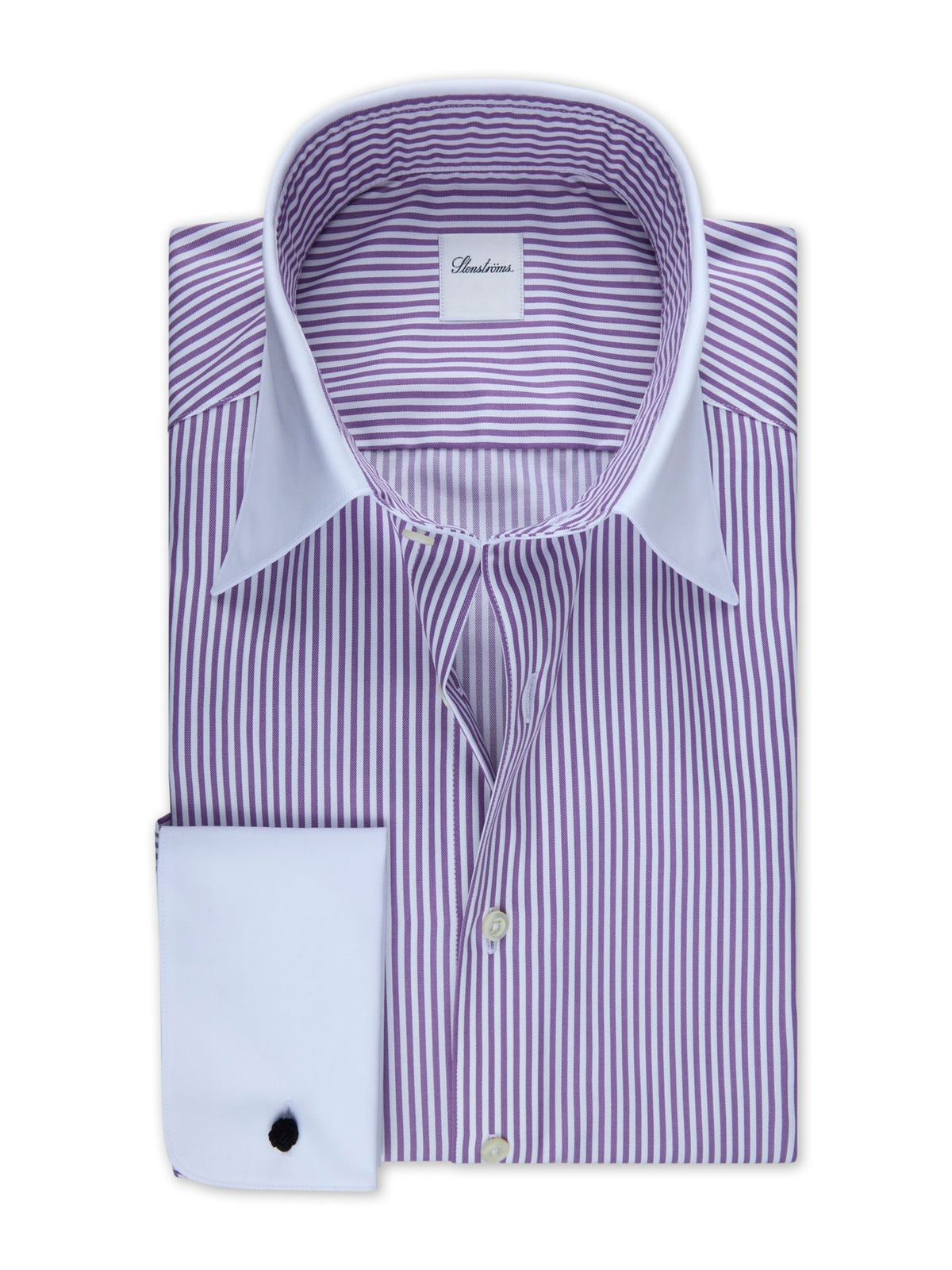 Dark purple stripe Slimline Shirt