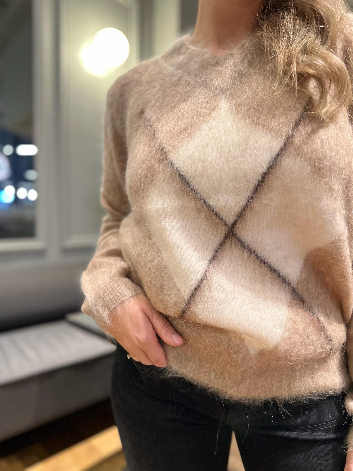 Nora Mohair Pullover Camel