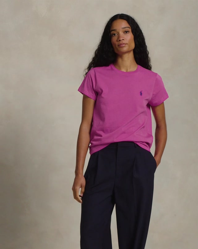 Classic Fit Cotton Jersey Crewneck tee