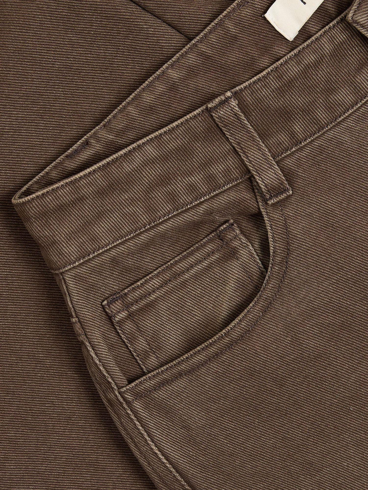 Ann Wide Trousers Brown