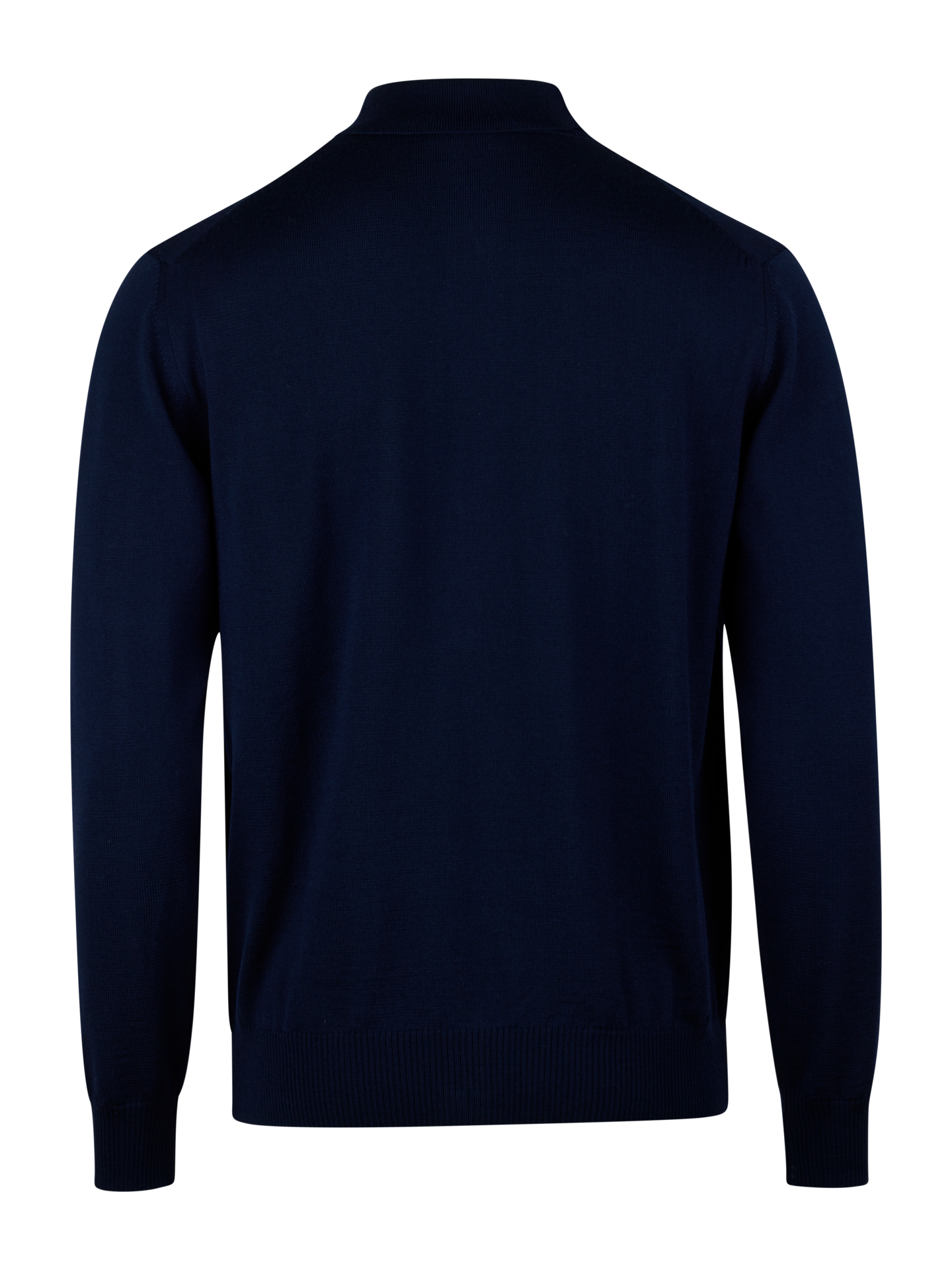 Navy Merino Wool Cardigan