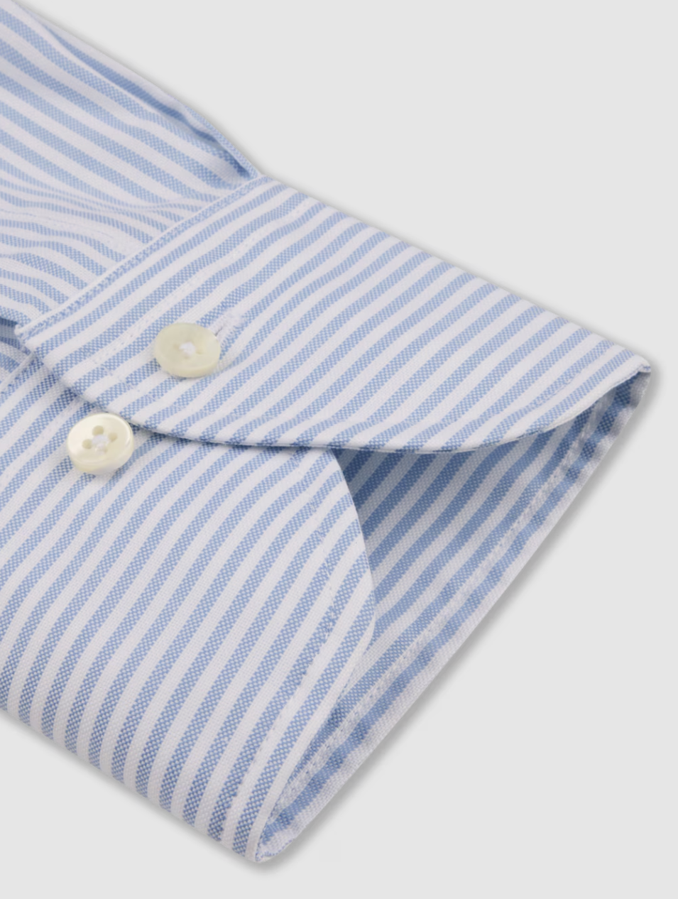 Blue Striped Oxford Slimfit Shirt