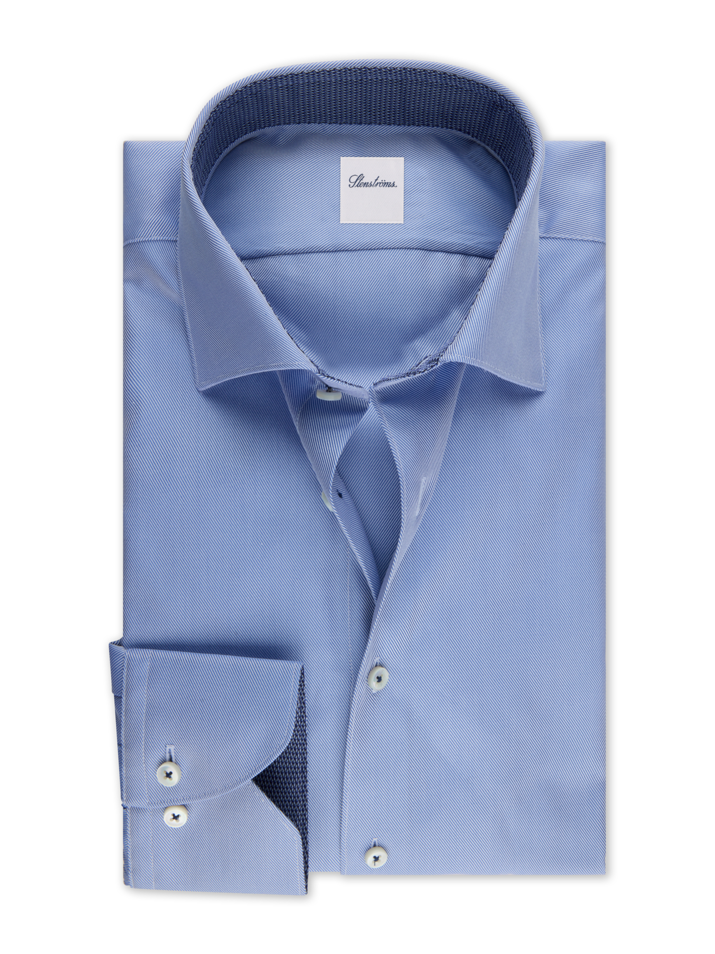 Light blue Contrast Twill Slimline Shirt