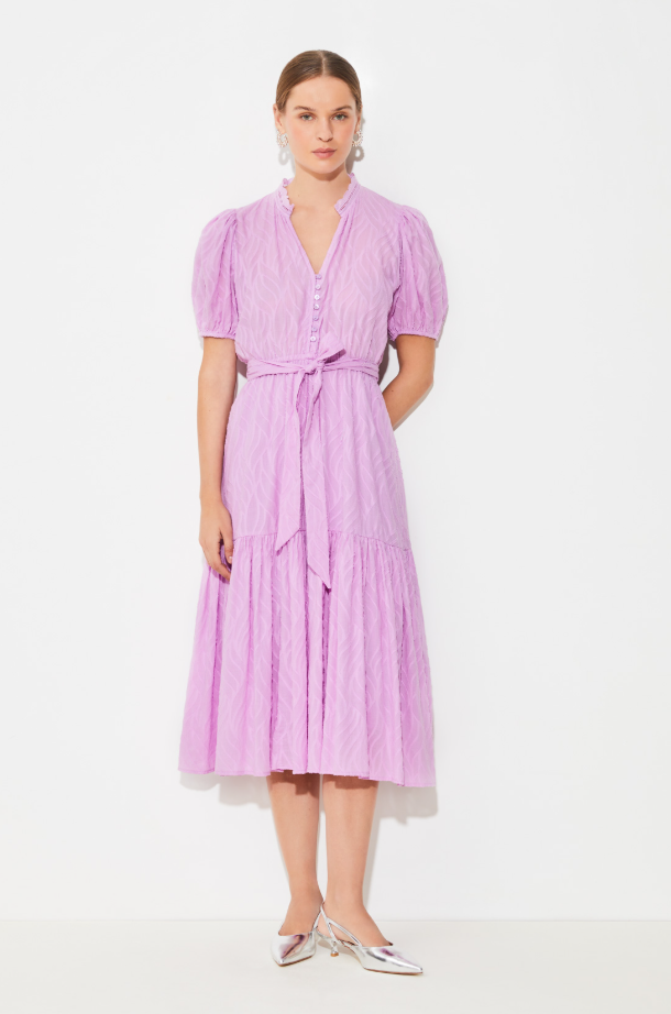 Woven Robe Carla Mauve
