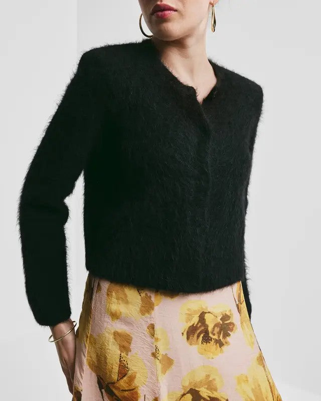 Hairy Knit Jacket