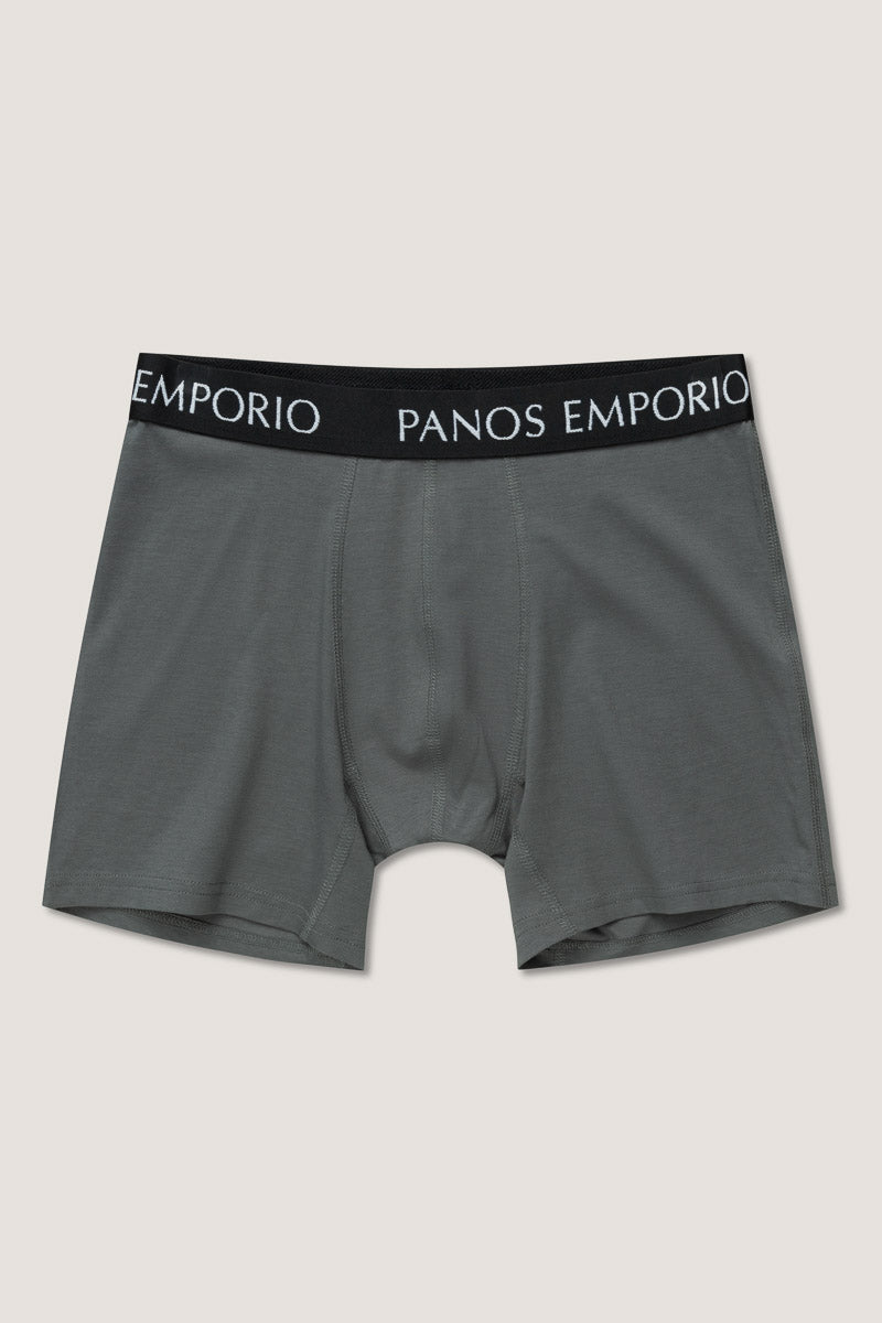3pk Base Bamboo Boxer Black/asphalt/steel grey
