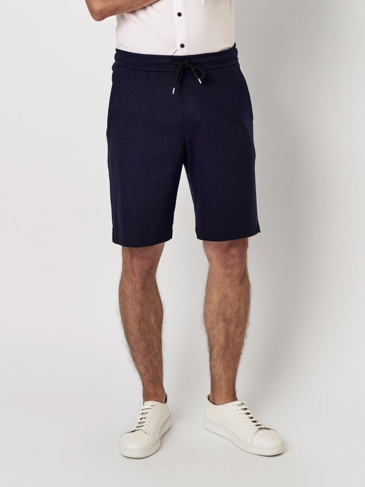 Casual Shorts Solid Navy