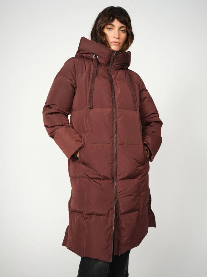 MMNova Square Down Coat Fudge