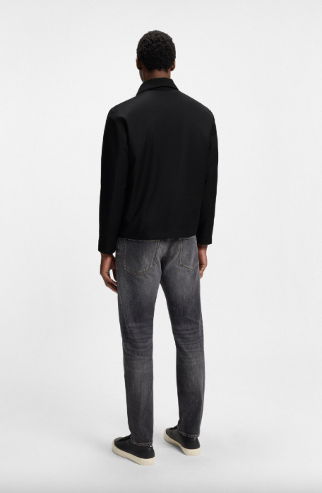 H-Hanry Wing Slim-fit jacket in virgin-wool