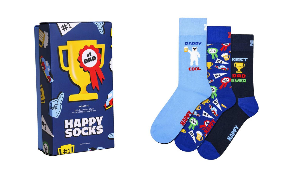 3-Pack Dad Socks Gift Set