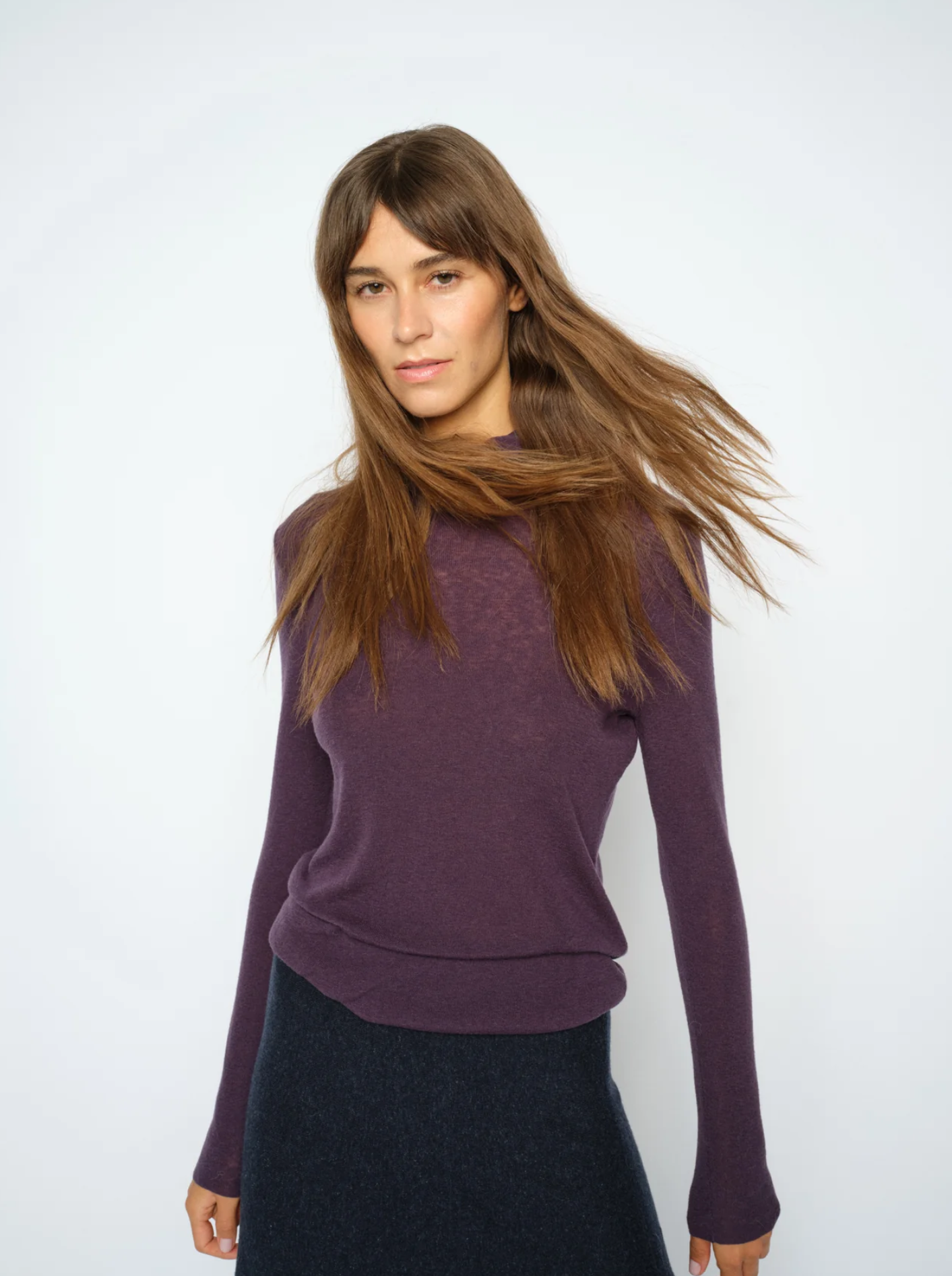 Mmbouch Rollneck Knit Sweet Grape
