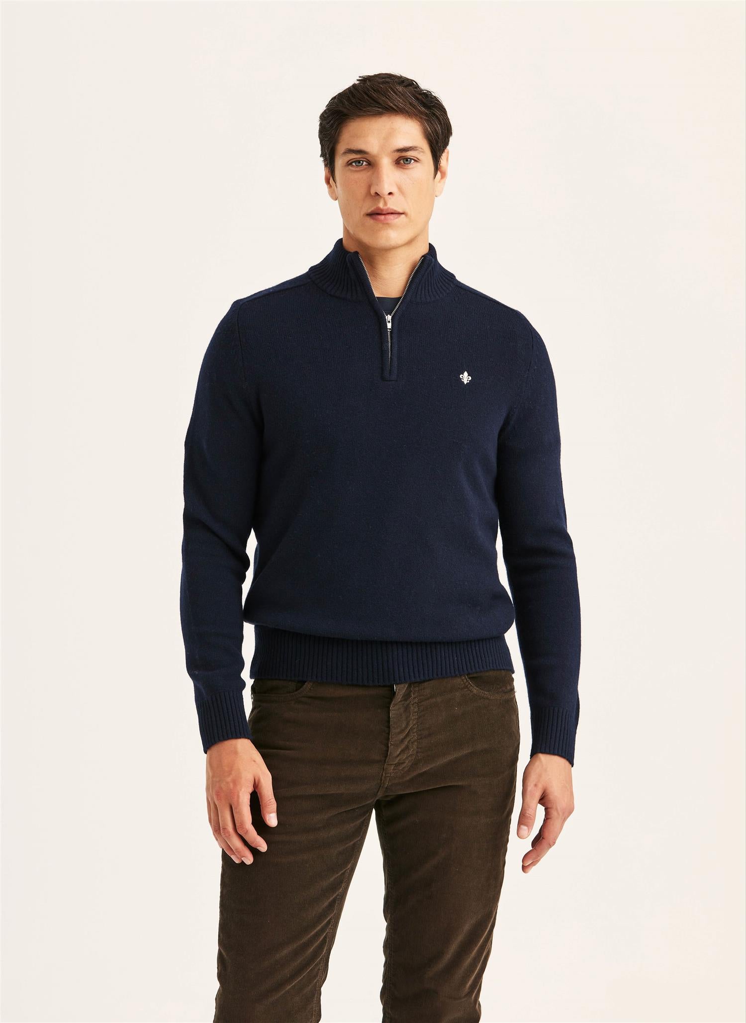 Hertford Halfzip Navy
