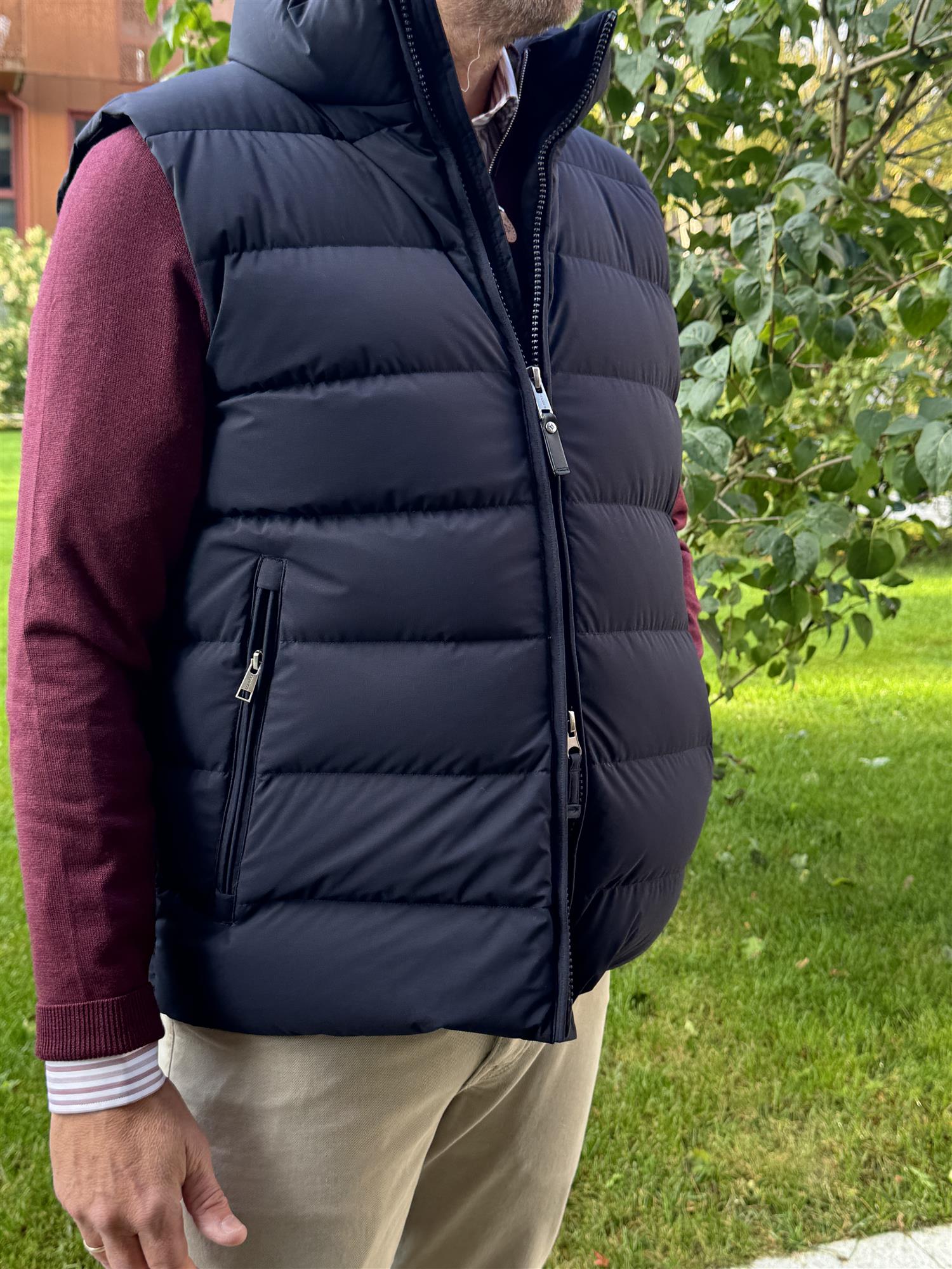 Edwin Short Vest Navy