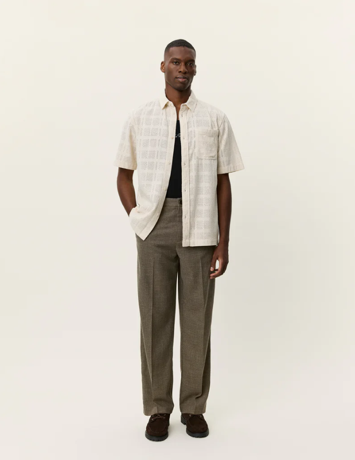 Charlie SS Shirt Ivory