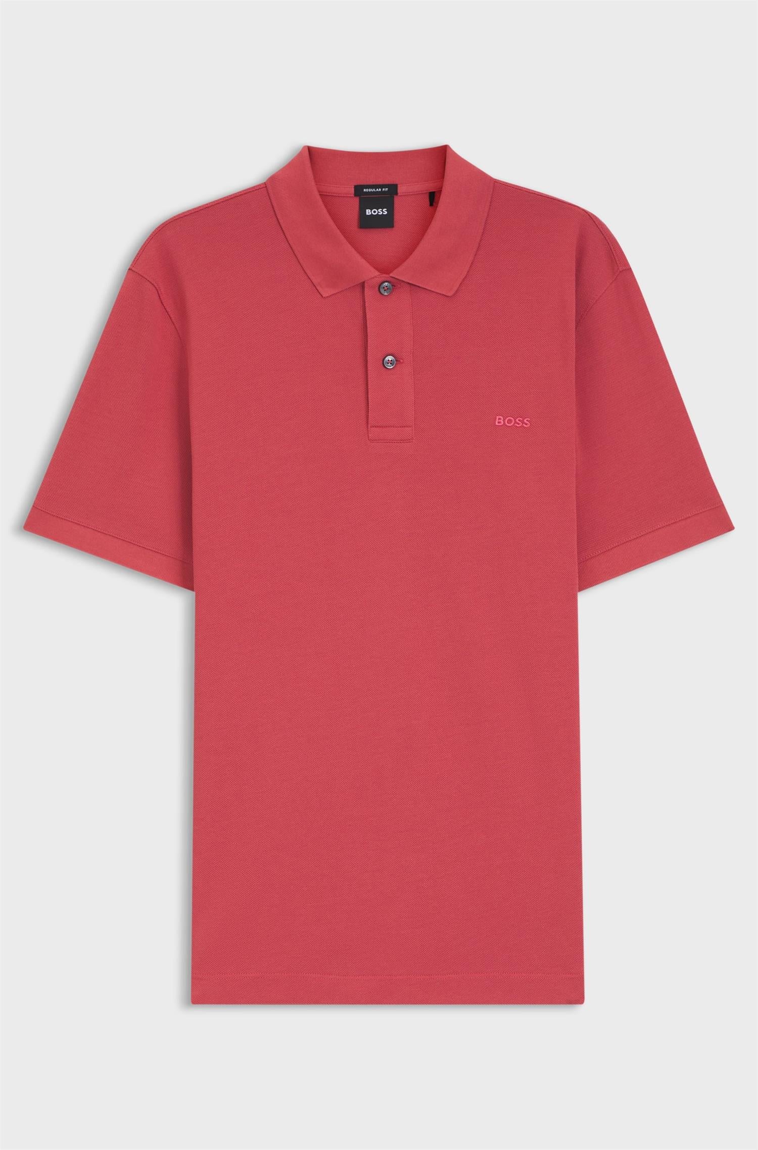 Pallas Piquet Polo Shirt Medium Red