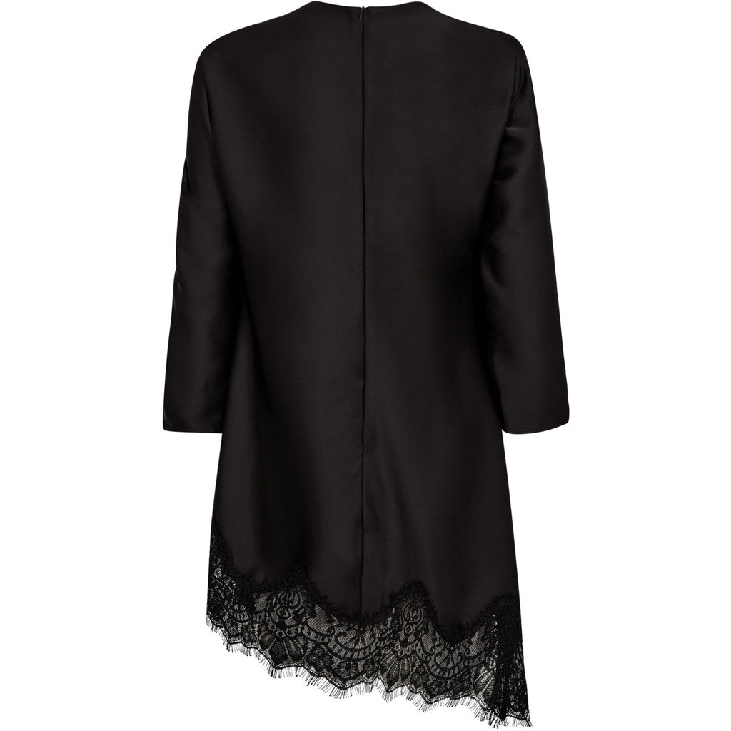 Naomi Twist Shoulder Dress Black