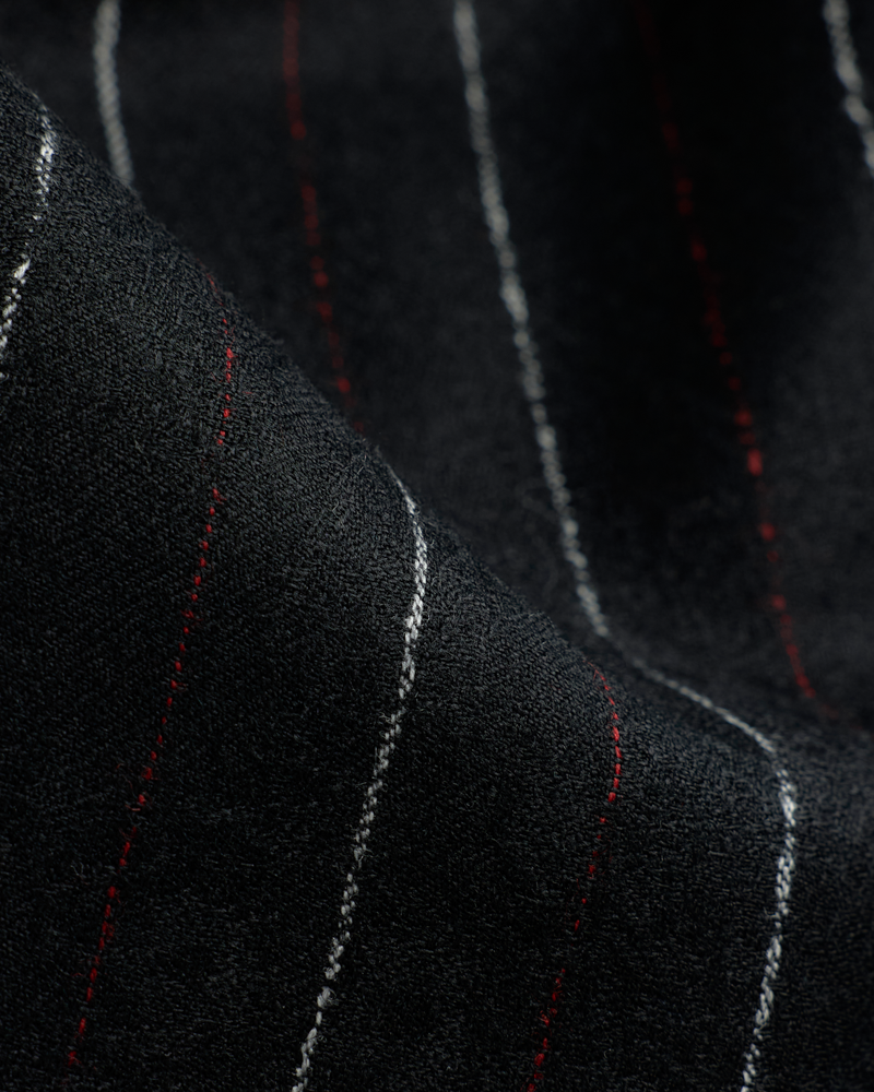 Black Pant White Red Stripe