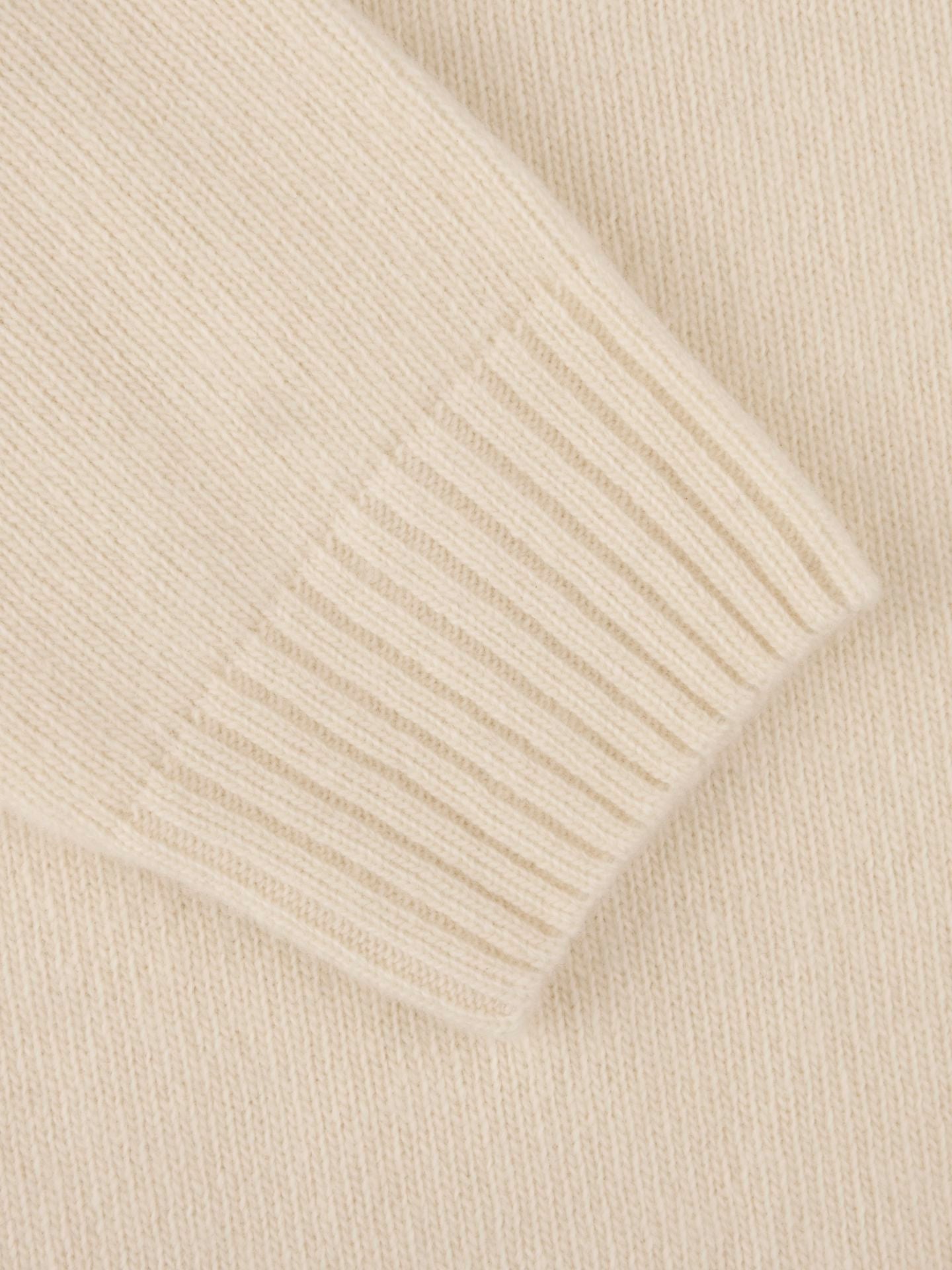 Offwhite Chunky Merino Wool Rollneck