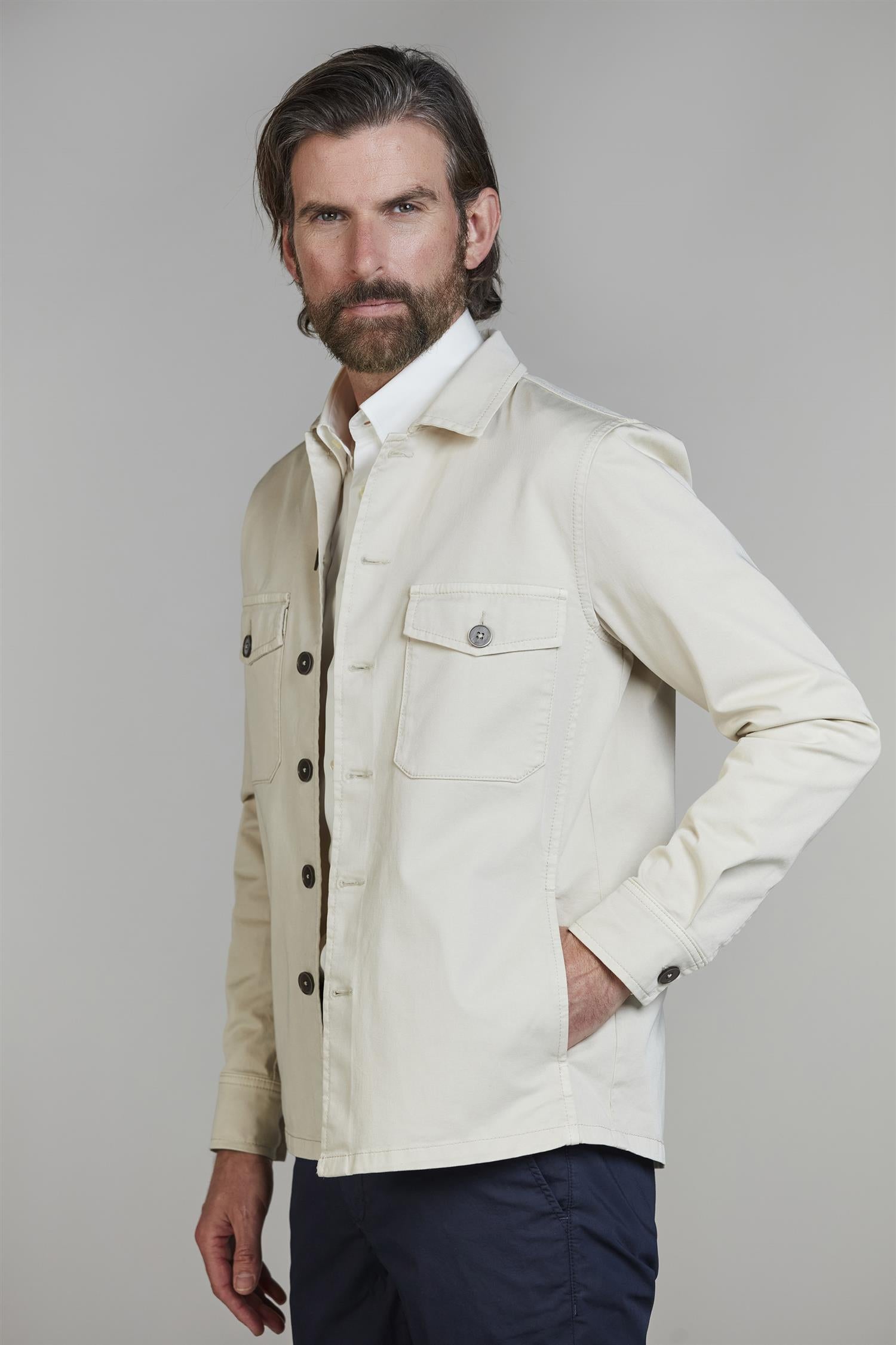 Clearwater Overshirt Irish White
