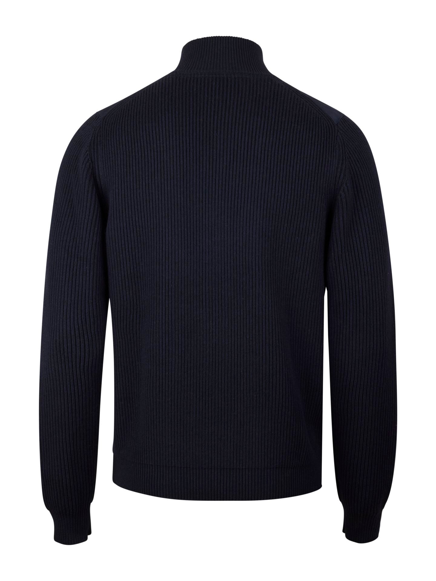 Cardigan Knitted Hybrid Buttoned Alcantara