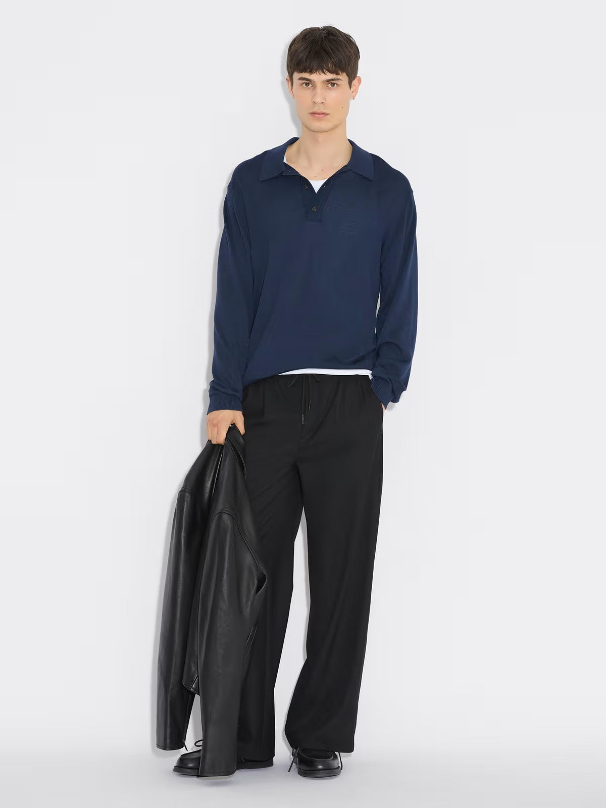Ollie Cotton Polo Navy