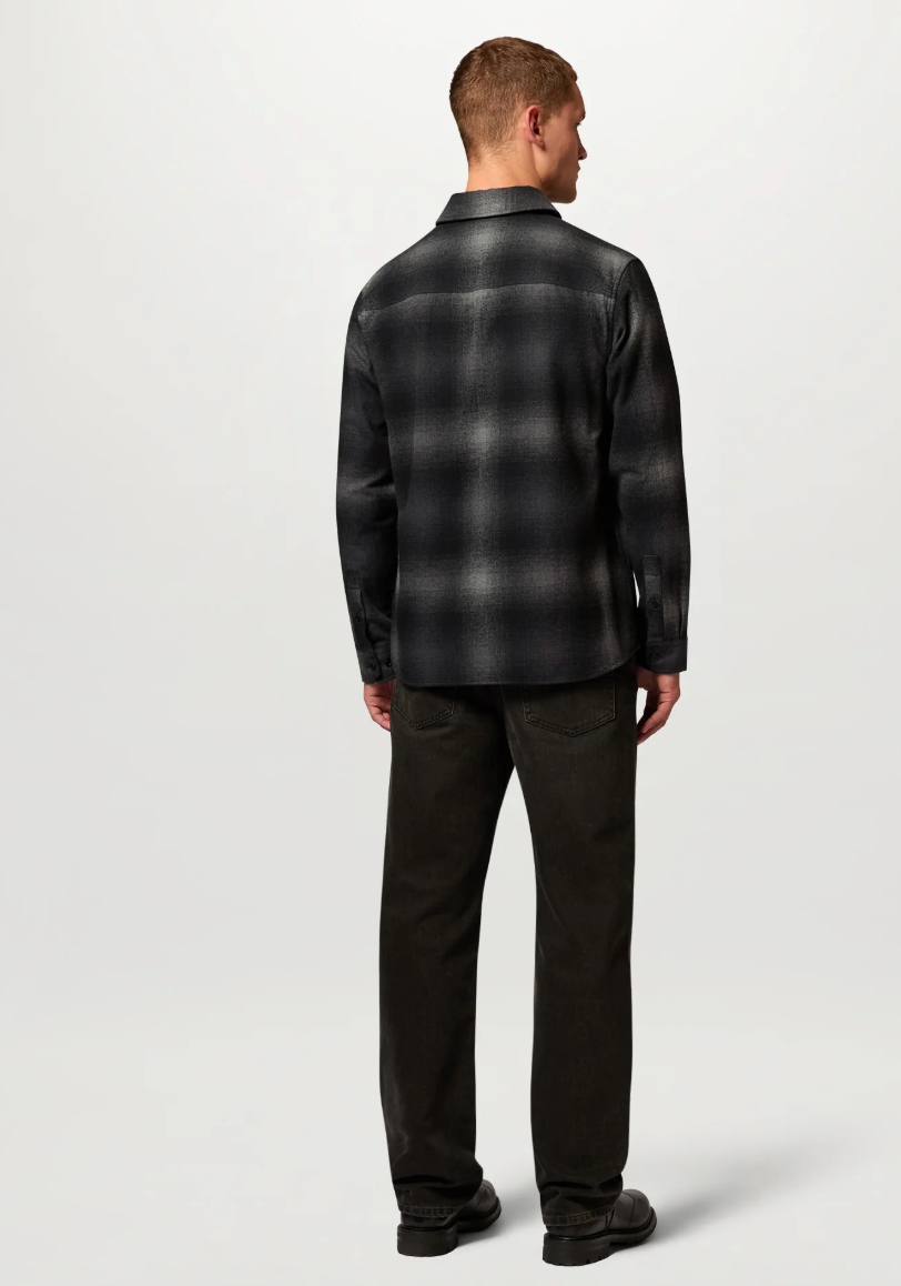 Outpost Shirt Brushd Cotton Flannel Black