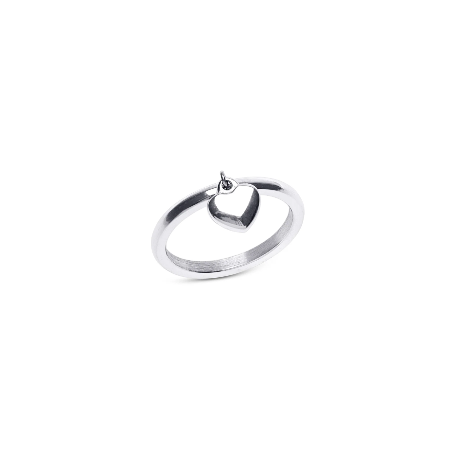 Iselin - Heart Ring Stainless steel silver