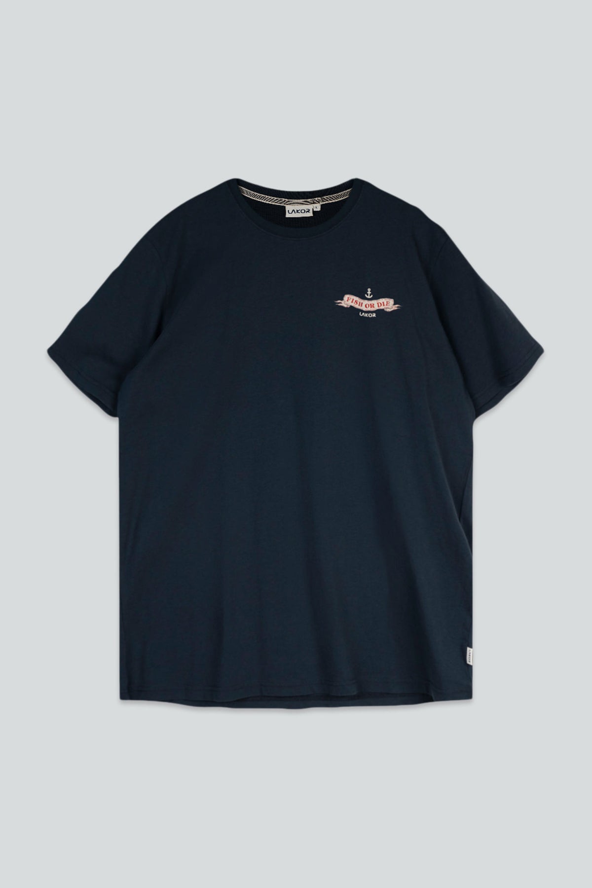 The Smoking Salmon Back T-Shirt Blueberry