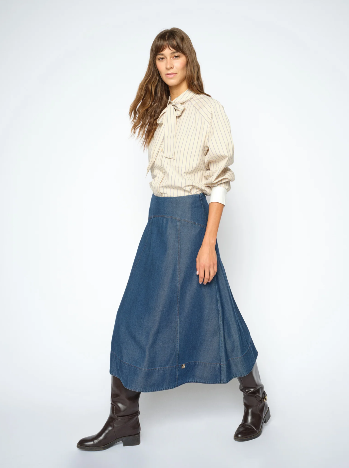 Mmaurora Lio Skirt Dark Blue